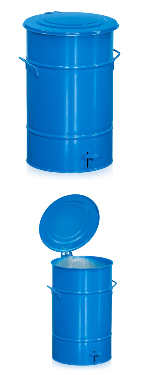 Avfallsbehllare 70 liter inkl. fotpedal
