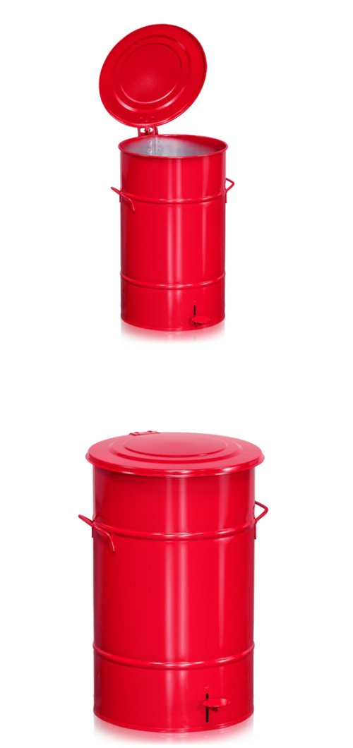 Avfallsbehllare 70 liter inkl. fotpedal