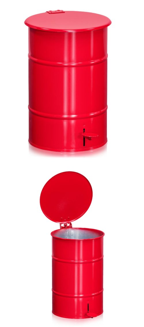Avfallsbehllare 30 liter inkl. fotpedal