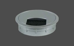 Kabelgenomfring plast med borst  80 mm