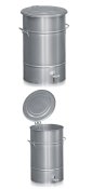 Avfallsbehllare 70 liter inkl. fotpedal