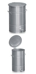 Avfallsbehllare 70 liter inkl. fotpedal