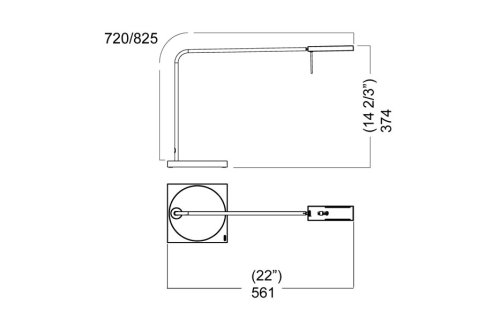 Ninety skrivbordslampa LED