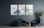  Vggabsorbent Dezibel Print Rektangel med fotografiska mlningar 