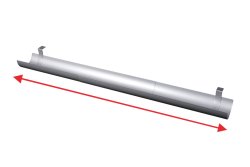 Kabeldike Halfpipe L:1000-1800 B:170 D:80 mm