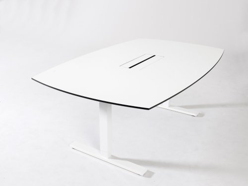 Konferensbord Snitsa 400 x 100 cm rundad/rak,komplett