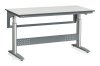  Arbetsbord W250 El, 1600 x 800 mm,grå laminat 