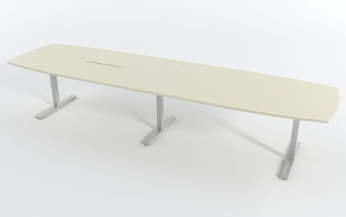 Konferensbord Snitsa 480 x 100 cm rundad/rak,komplett