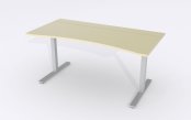 Arbetsbord Snitsa kompl.,med ursgn. 160 x 80 cm,hj- & snkbart